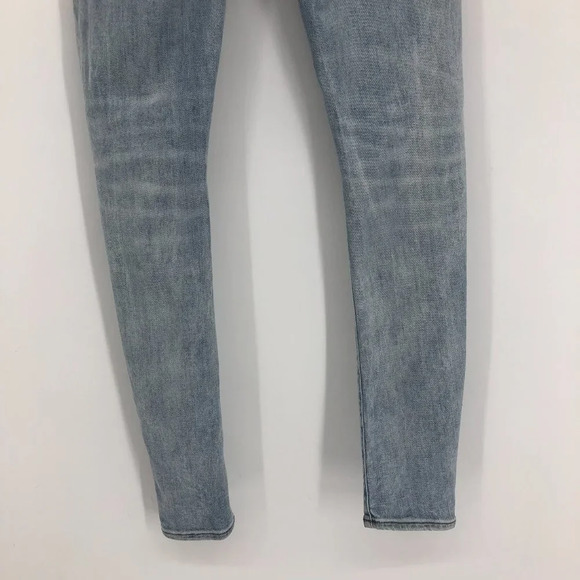 G-Star Raw  3301 High Skinny Jeans in Light Wash aged indigo size 27 waist 32L - Picture 11 of 16